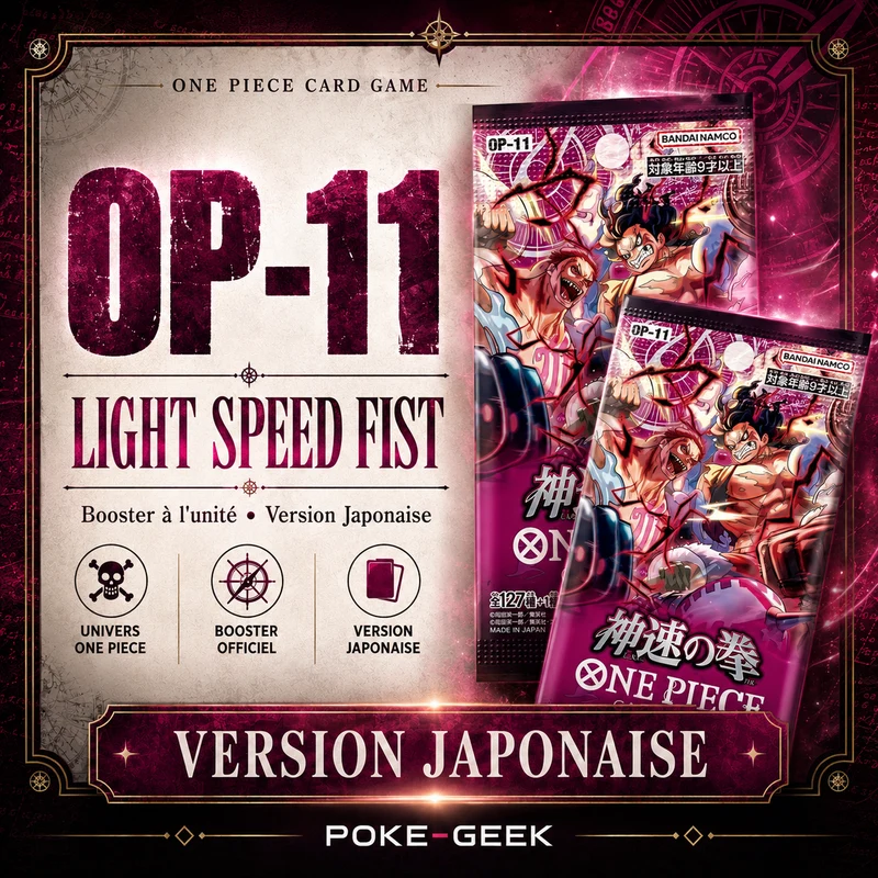 Booster One Piece OP-11 Light Speed Fist – Japonais