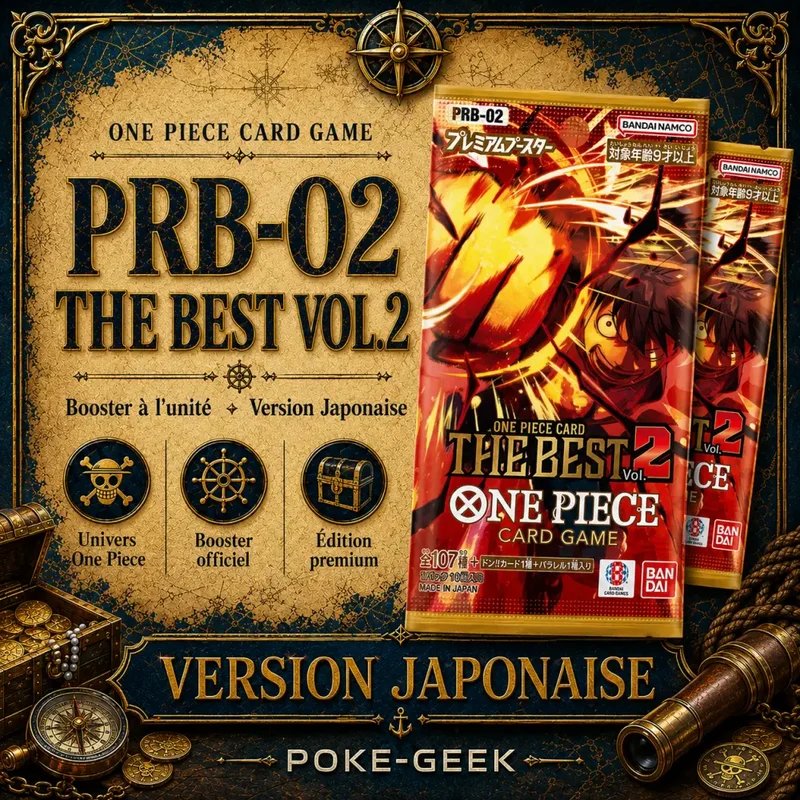 Booster One Piece Card Game – THE BEST Vol.2 [PRB-02] – Japonais