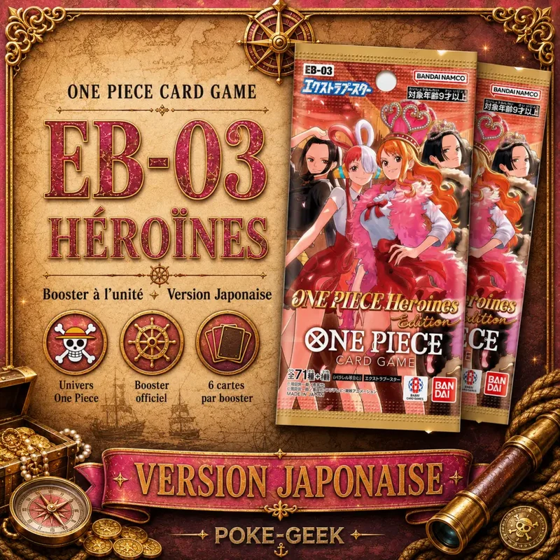 Booster EB-03 Héroïnes – One Piece Card Game – JAPONAIS