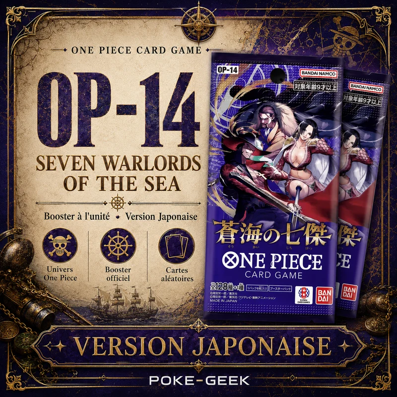 Booster One Piece Card Game OP-14 – Seven Warlords of the Sea – JAPONAIS