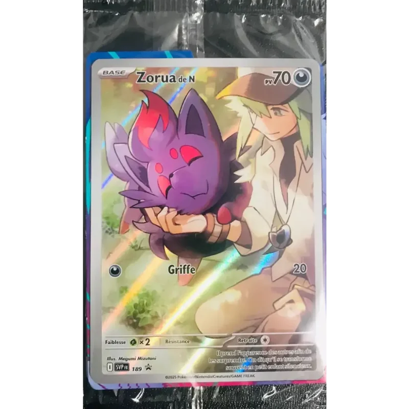 🃏 Carte Pokémon : Zorua de N (SVP 189) - Promo Écarlate & Violet