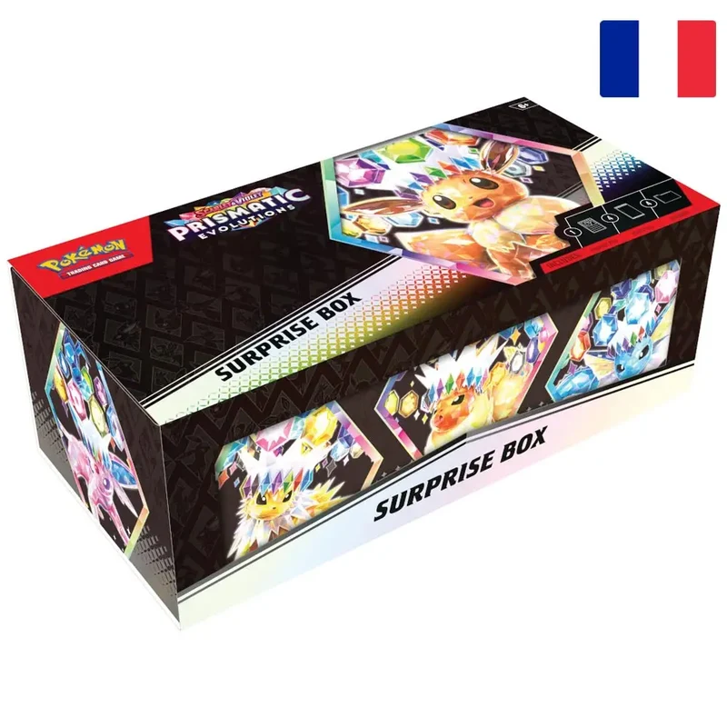 Coffret Pokémon Évolutions Prismatiques 08.5 – Écarlate & Violet – Boîte Surprise FR