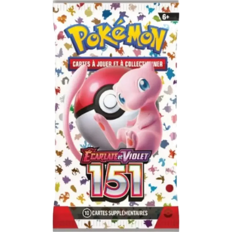 Booster Pokémon 151 EV3.5 – Illustration aléatoire (Édition Limitée) FR