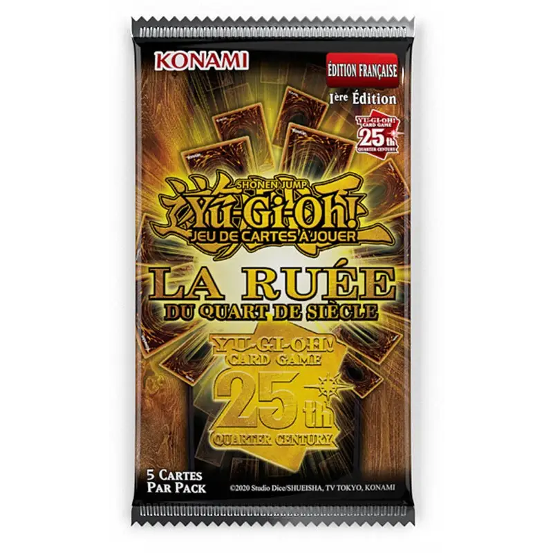 Yu-Gi-Oh! – Booster La Ruée du Quart de Siècle FR (Blister Cartonné)