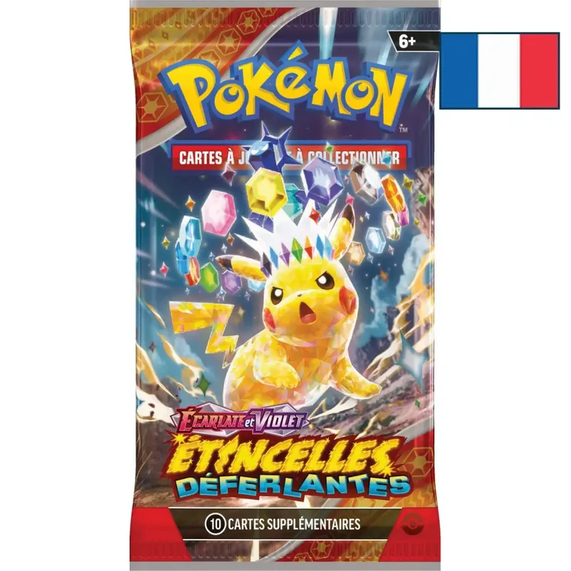 Booster Pokémon Étincelles Déferlantes EV 8 (Modèle aléatoire) FR