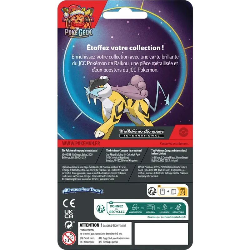 Duo Pack 2 Boosters Raikou (MEG FR 048/132) – Pokémon JCC – Français