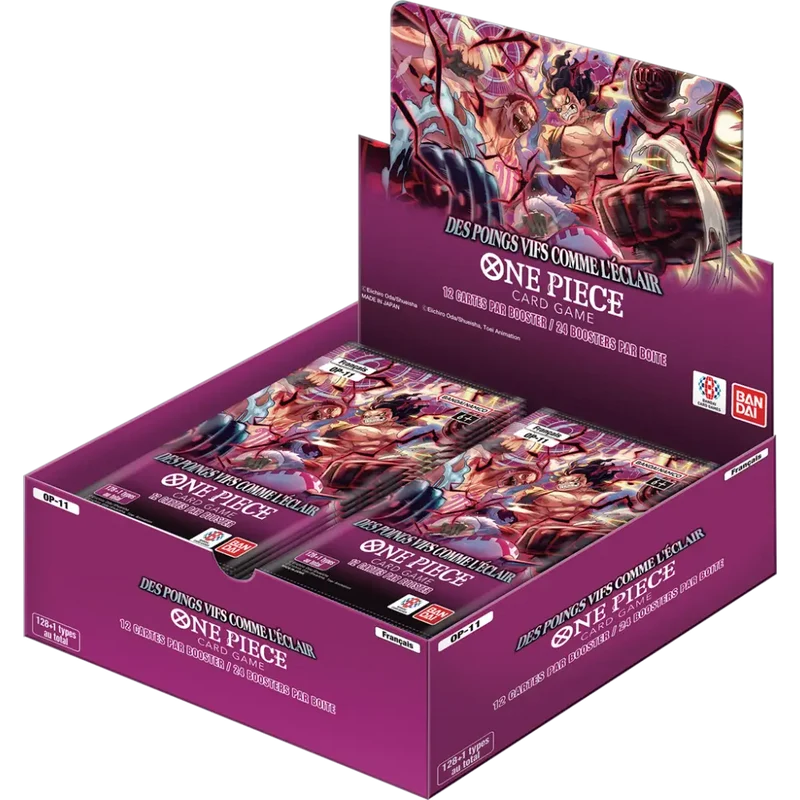 Display OP-11 Des Poings Vifs Comme L'Éclair – One Piece Card Game – Français