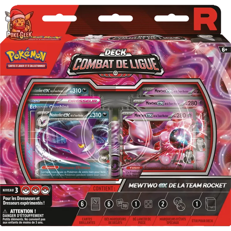 Deck Combat de Ligue Mewtwo-ex Team Rocket – Français