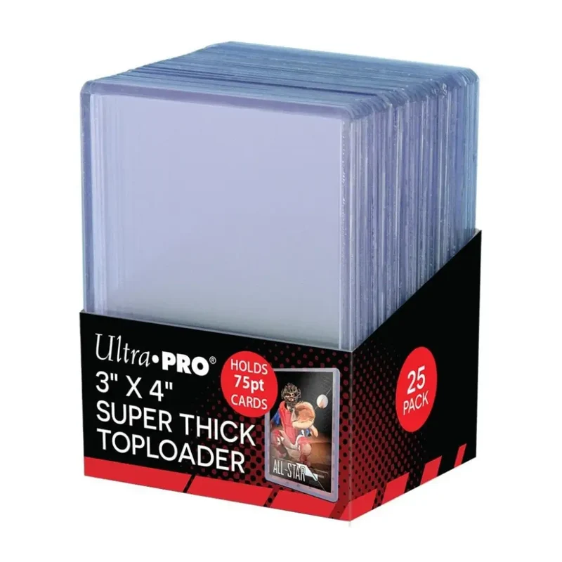 Toploader Ultra Pro 75pt – Super Épais – Lot de 25