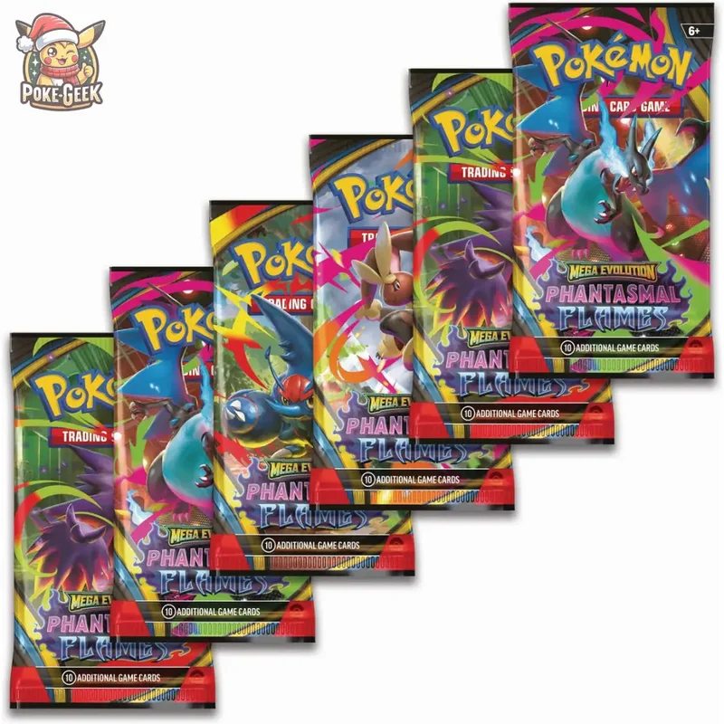 Pokémon TCG: Mega Evolution Phantasmal Flames - Booster Bundle ANGLAIS
