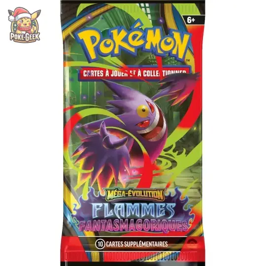 Pokémon - Booster 10 cartes ME02 : Flammes Fantasmagoriques (FR)