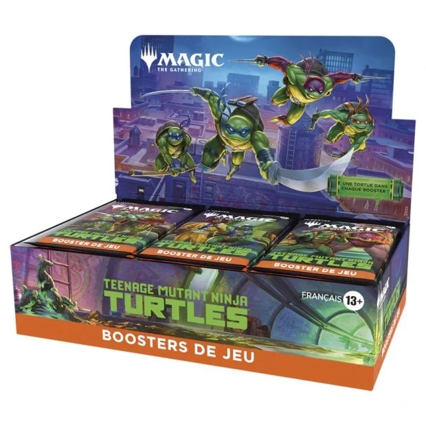 Magic: The Gathering – Teenage Mutant Ninja Turtles – Play Booster Display (30 Boosters) – Version Française