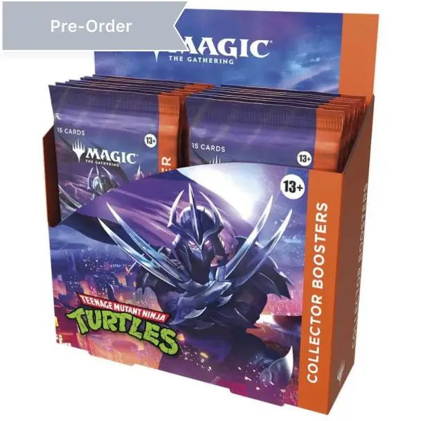 Magic: The Gathering – Teenage Mutant Ninja Turtles – Collector's Booster Display (12 Boosters) – Version Anglaise