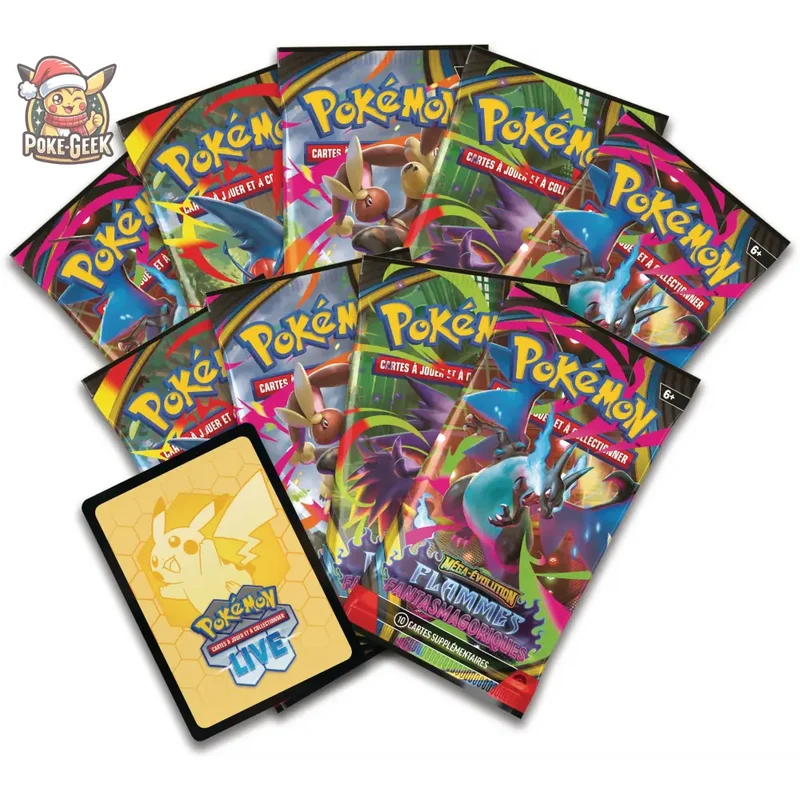 Coffret Dresseur d'Élite (ETB) – ME02 Flammes Fantasmagoriques – Français