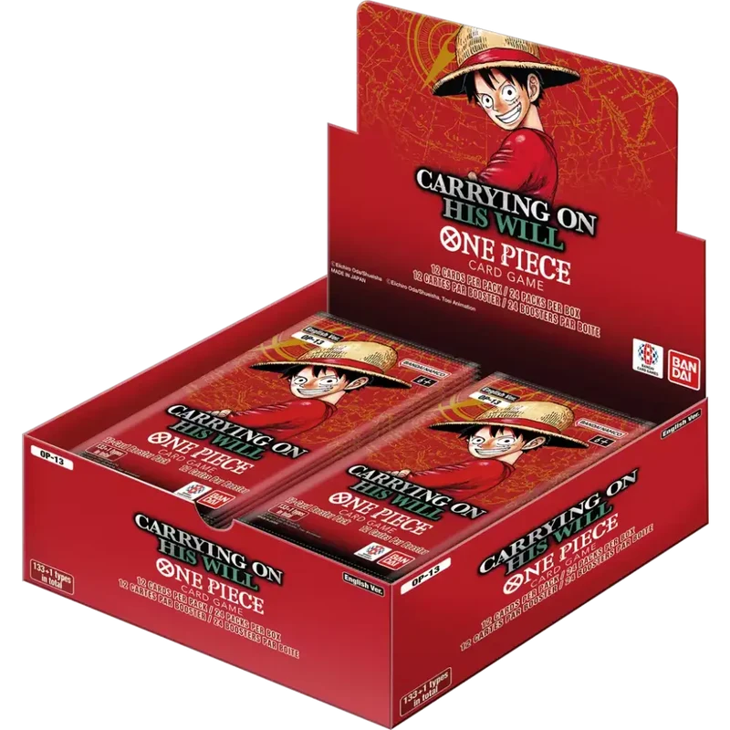One Piece JCC - Display 24 Boosters OP13 : Carrying on His Will (Anglais)
