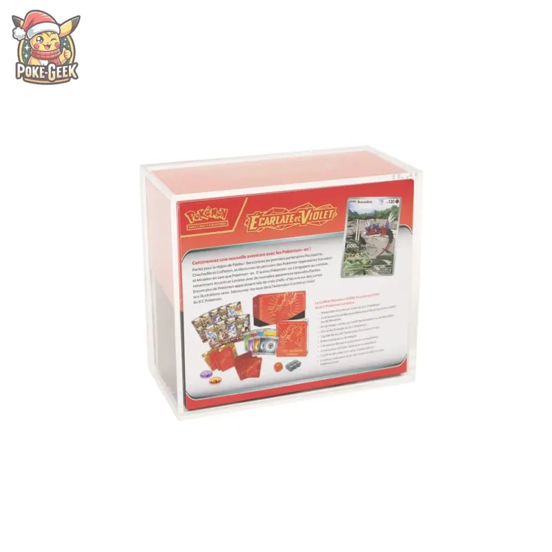 Protection Acrylique Pokémon – Coffret Dresseur d'Élite (ETB non inclus)