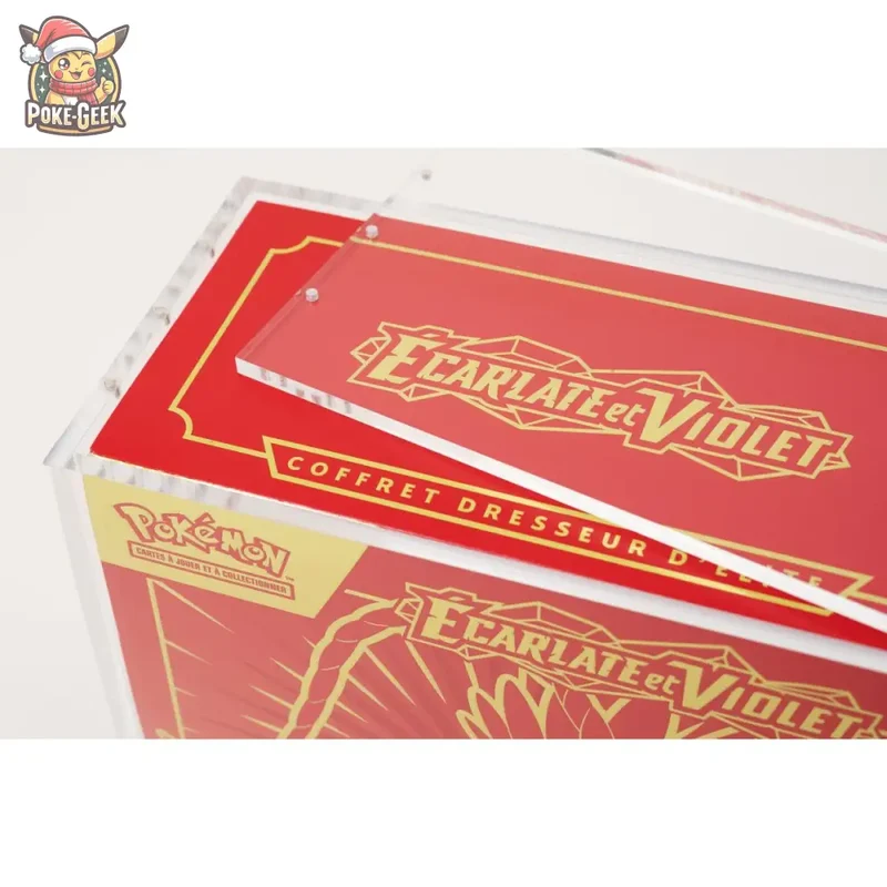 Protection Acrylique Pokémon – Coffret Dresseur d'Élite (ETB non inclus)