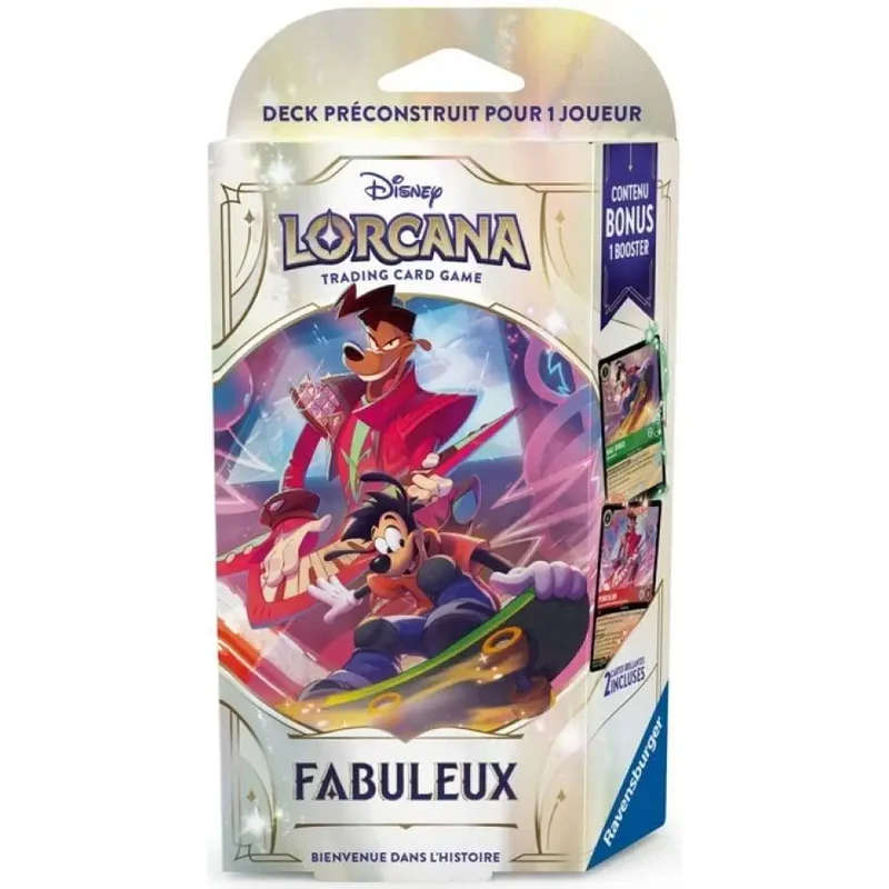 Disney Lorcana – Deck de Démarrage Powerline / Max – Émeraude Rubis (Chapitre 9 : Fabuleux – FR)