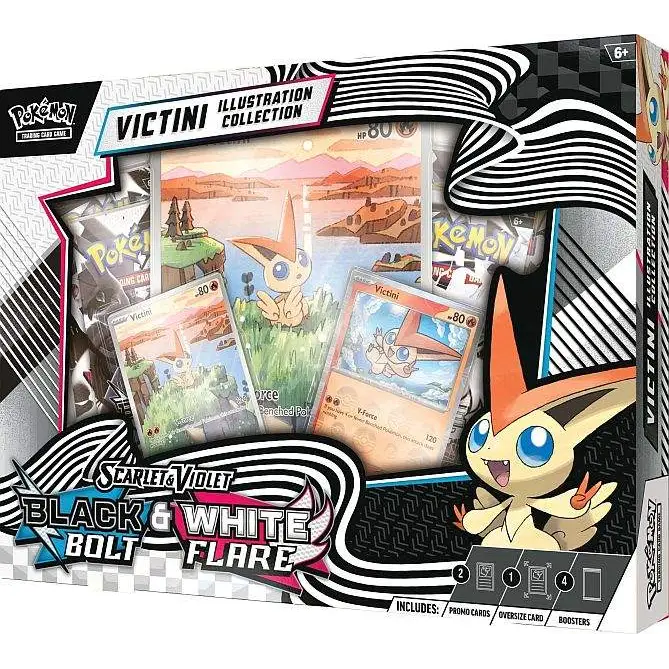 Pokémon JCC – Scarlet Violet 10.5 : Collection Illustration Victini (Black Bolt / White Flare) – Anglais