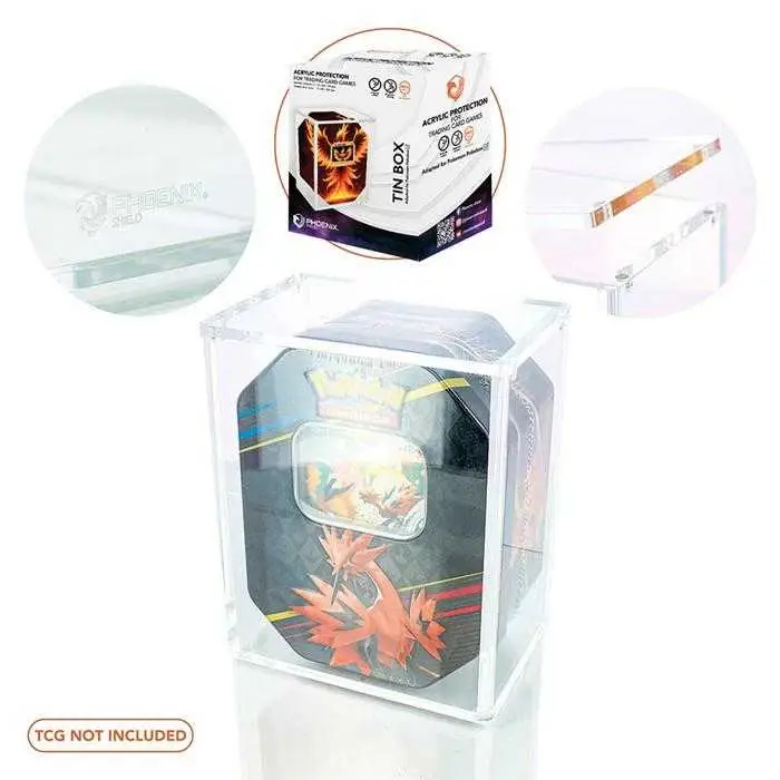Phoenix Shield – Protection Acrylique Magnétique pour Pokebox Pokémon