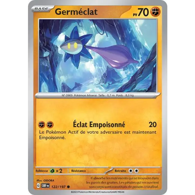 Commune - Pokemon - Flammes Obsidiennes - Germéclat 122/197