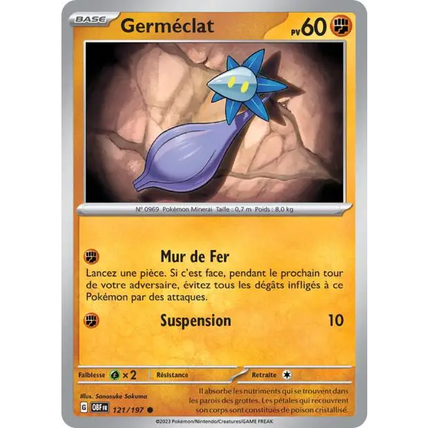 Commune - Pokemon - Flammes Obsidiennes - Germéclat 121/197