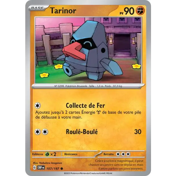 Commune - Pokemon - Flammes Obsidiennes - Tarinor 107/197