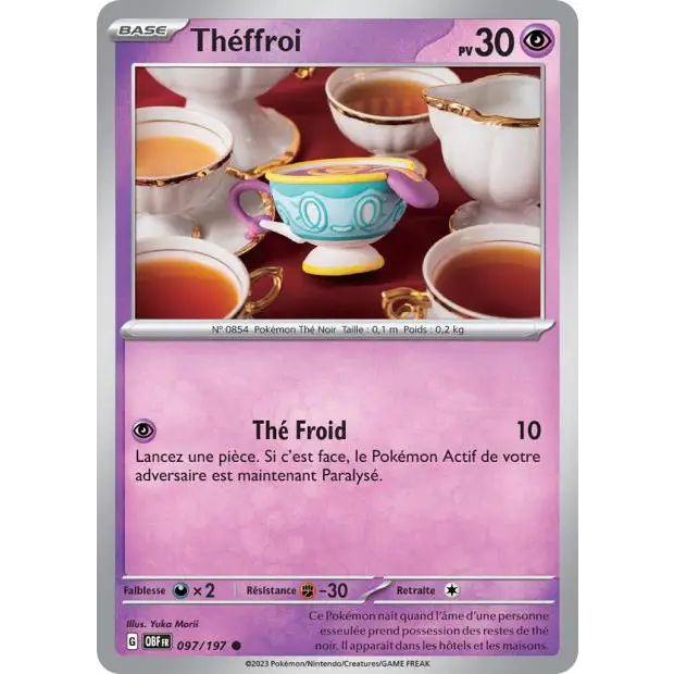 Commune - Pokemon - Flammes Obsidiennes - Théffroi 97/197