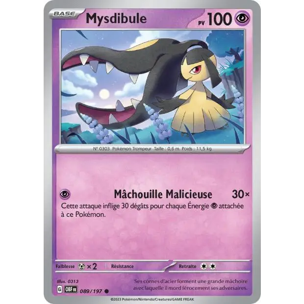 Commune - Pokemon - Flammes Obsidiennes - Mysdibule 89/197