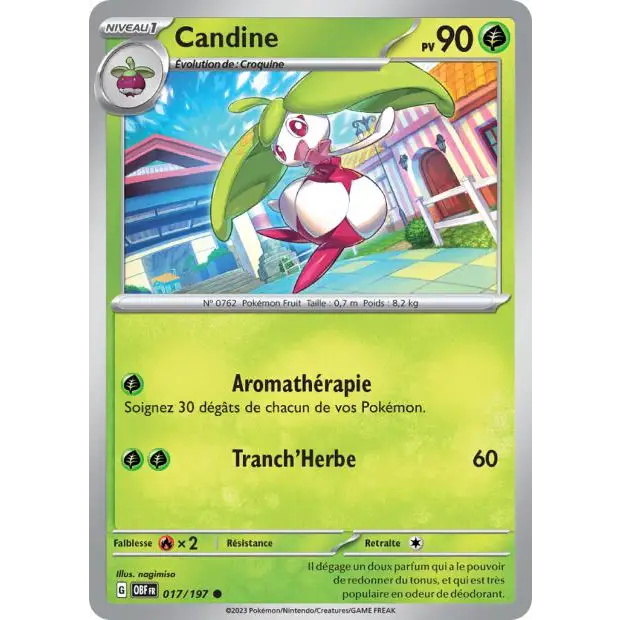 Commune - Pokemon - Flammes Obsidiennes - Candine 17/197